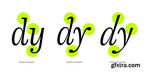 Overture Font Collection 36xOTF