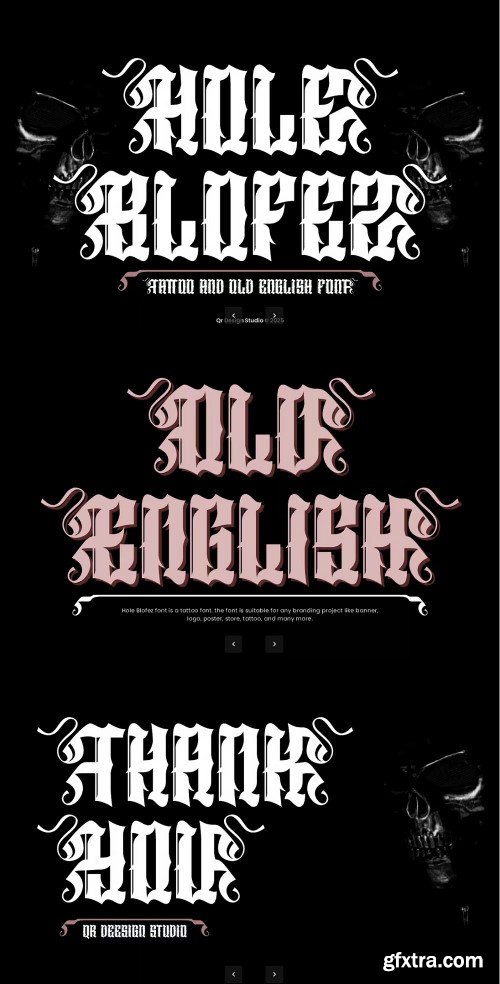 Creativemarket - Hole Blofez - Old English Font