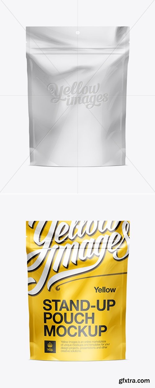YellowImages - Doypack W/ Zipper Mock-up 11578