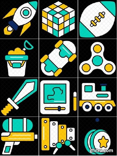 Iconscout - Toys And Childhood Icon Pack