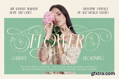 CreativeMarket - Swantime Typeface