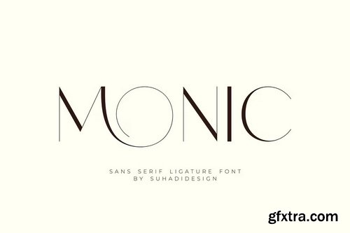 CreativeMarket - Monic Modern Ligature Font
