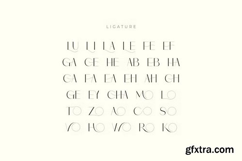 CreativeMarket - Monic Modern Ligature Font