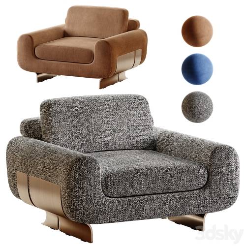 '3dsky Pro - Fendi Gran plie armchair' '3dsky Pro - Fendi Gran plie armchair'