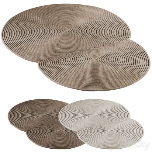 '3dsky Pro - Zen Rounded Carpets by Bolia' '3dsky Pro - Zen Rounded Carpets by Bolia'