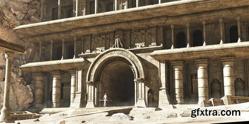 Gumroad - Chuck_CG - Ancient Temple Asset Pack