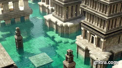 Gumroad - Chuck_CG - Ancient Temple Asset Pack