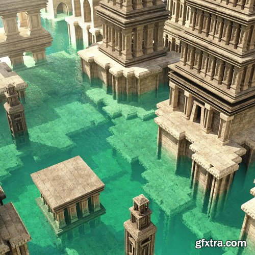 Gumroad - Chuck_CG - Ancient Temple Asset Pack