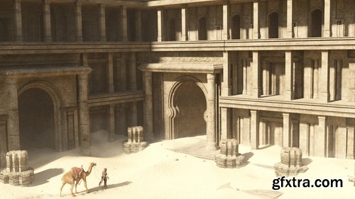 Gumroad - Chuck_CG - Ancient Temple Asset Pack