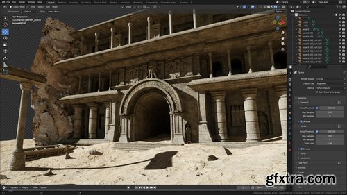 Gumroad - Chuck_CG - Ancient Temple Asset Pack