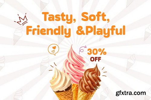 CreativeMarket - Chocho Aura Tasty Bold Food Font