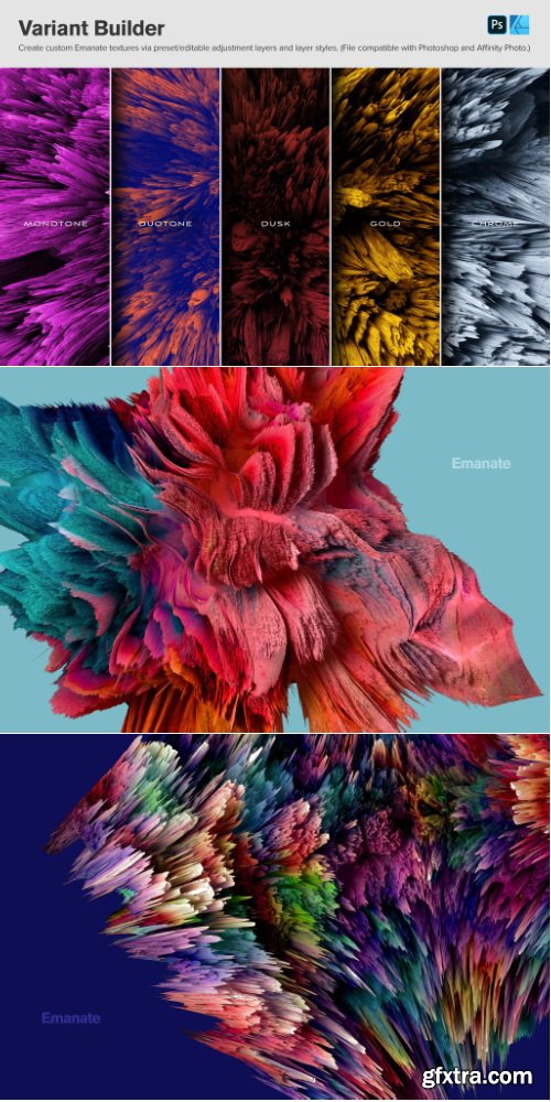 Chromasupply - Emanate: Experimental 3D Shapes