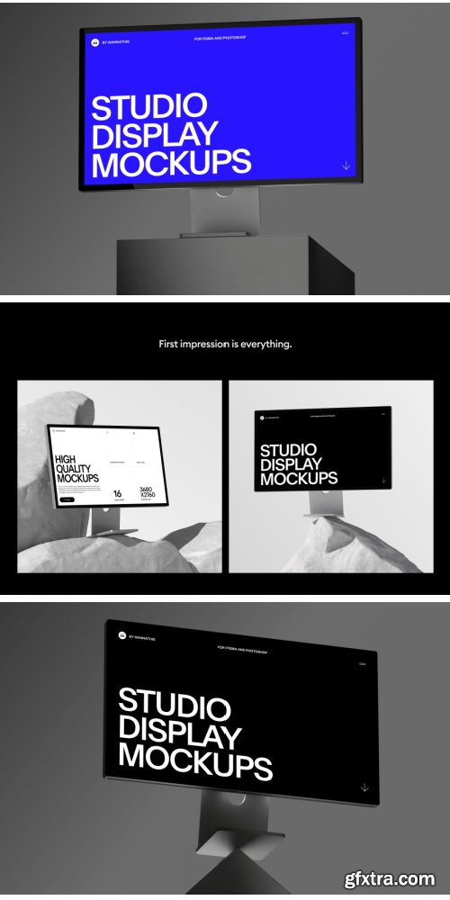 Wannathis - Studio Display mockups