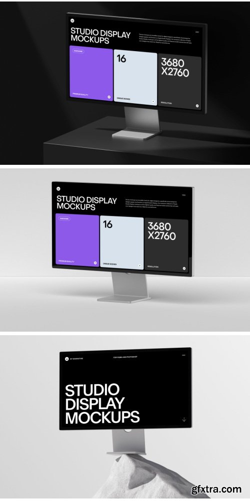 Wannathis - Studio Display mockups