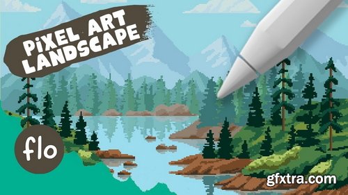 Art With Flo - VIDEO TUTORIAL: Pixel Art Landscape