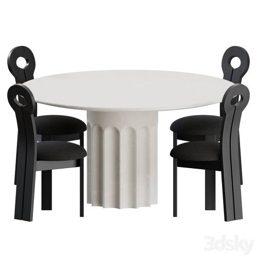 '3dsky Pro - Dining Set 01 by Lulu and Georgia' '3dsky Pro - Dining Set 01 by Lulu and Georgia'