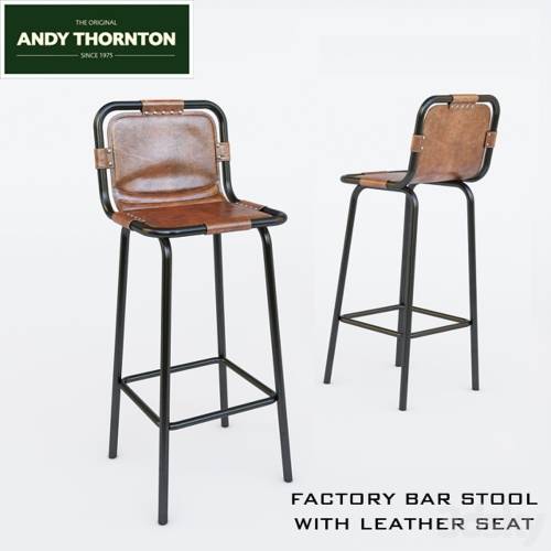 '3dsky Pro - FACTORY BAR STOOL WITH LEATHER SEAT' '3dsky Pro - FACTORY BAR STOOL WITH LEATHER SEAT'