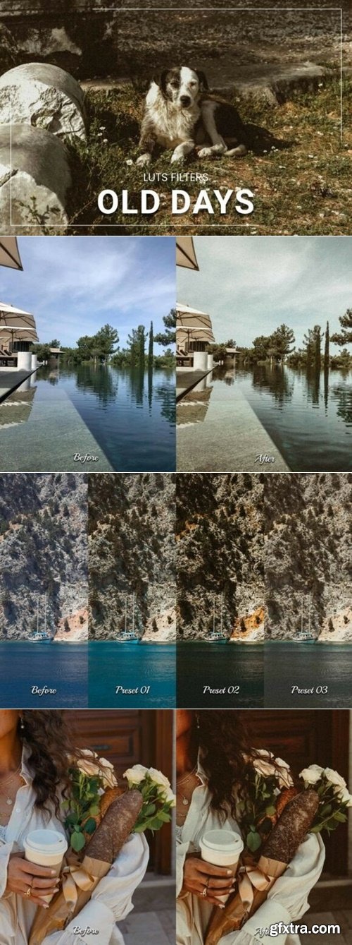 FilterGrade - 30 Old Days LUT Collection