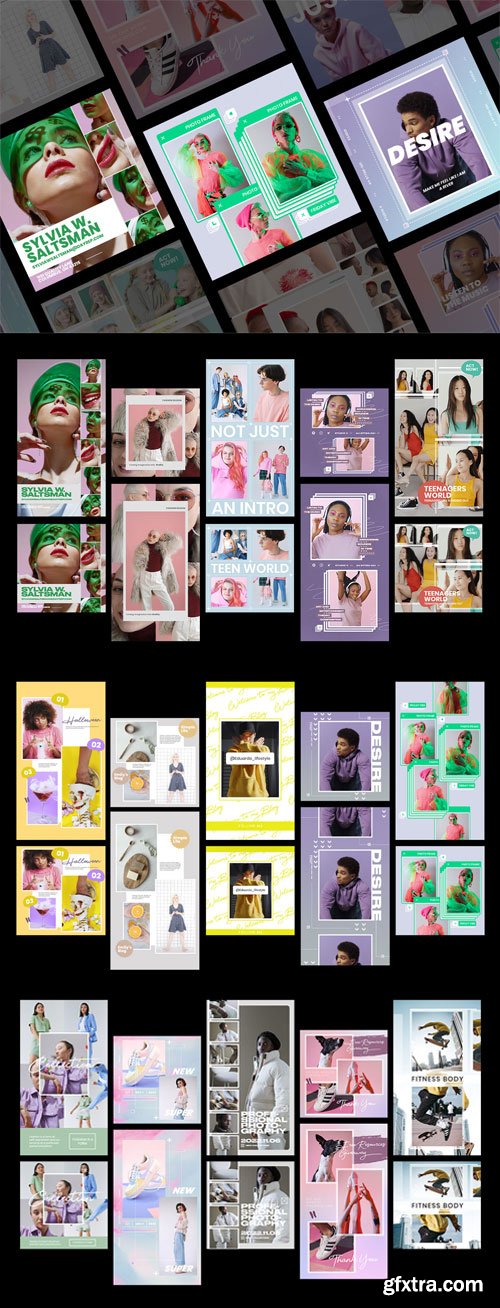 Pixflow - Modern Urban Style Instagram Pack