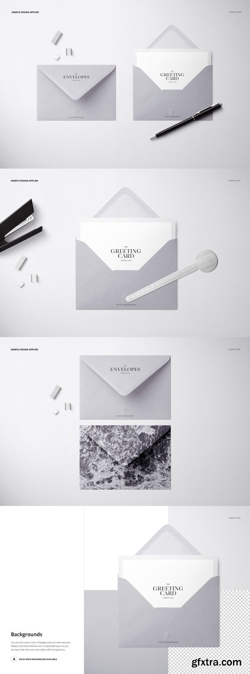 Creatsy - Envelopes &amp; Cards Mockup Bundle