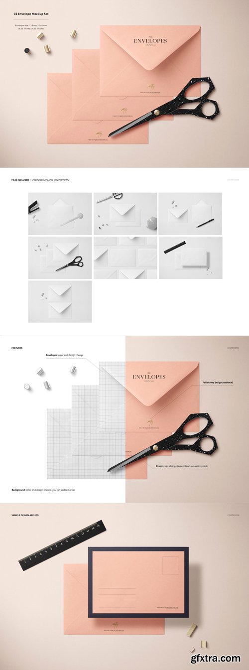 Creatsy - Envelopes &amp; Cards Mockup Bundle