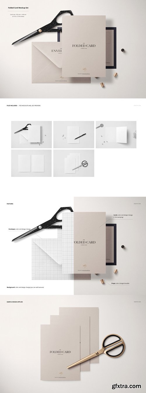 Creatsy - Envelopes &amp; Cards Mockup Bundle