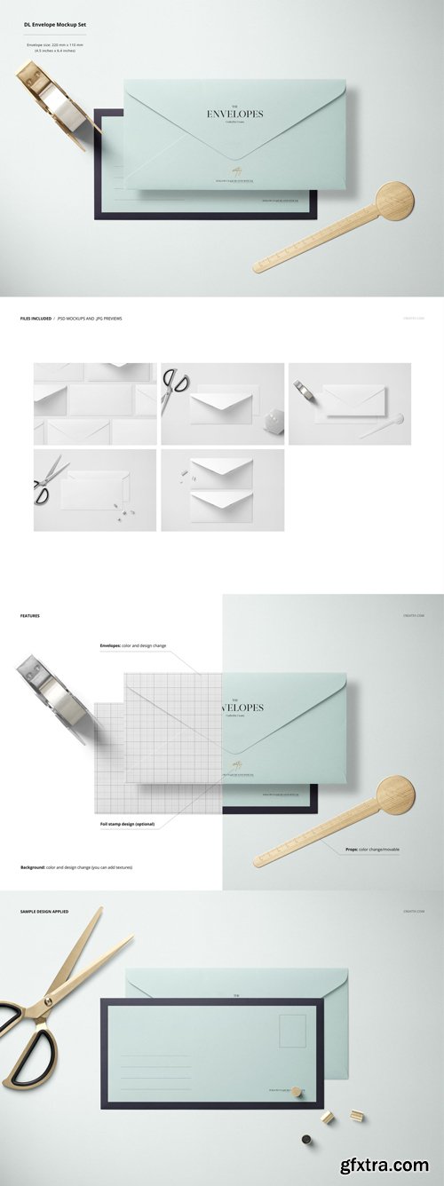 Creatsy - Envelopes &amp; Cards Mockup Bundle