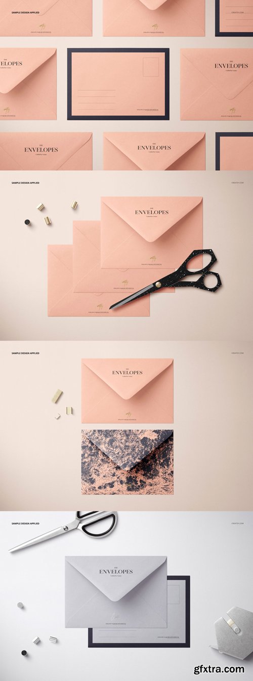 Creatsy - Envelopes &amp; Cards Mockup Bundle