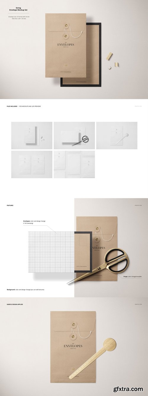 Creatsy - Envelopes &amp; Cards Mockup Bundle