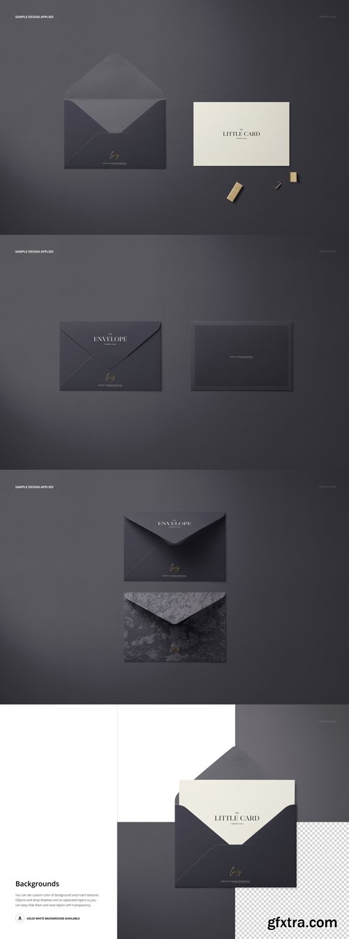 Creatsy - Envelopes &amp; Cards Mockup Bundle