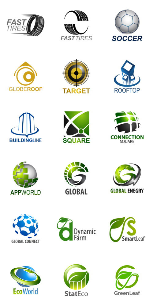 Logos - Big Collection Vector Set #1, 100xEPS