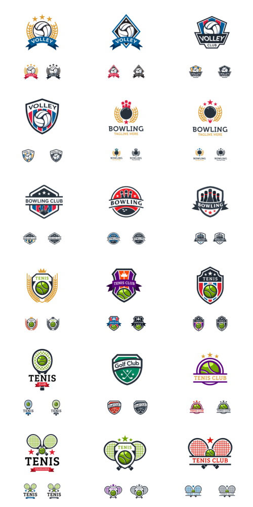 Logos - Big Collection Vector Set #1, 100xEPS