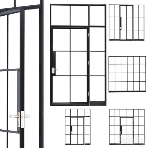 '3dsky Pro - Steel door. Partition set 1'