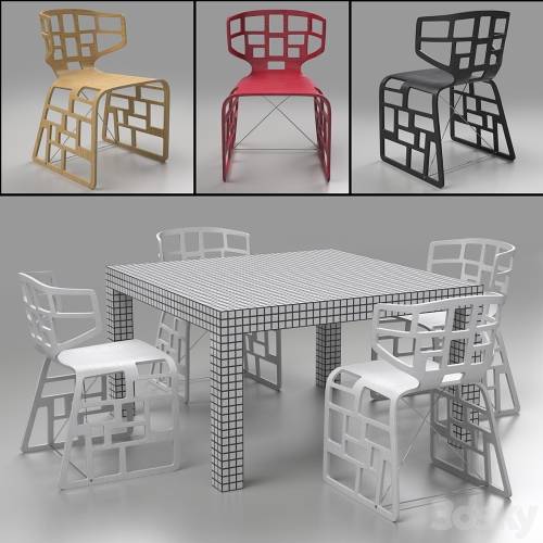 '3dsky Pro - Crassevig Ole and Zanotta Quaderna' '3dsky Pro - Crassevig Ole and Zanotta Quaderna'