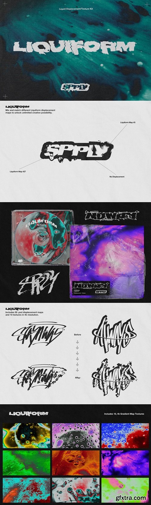 CreativeMarket - Liquiform - Liquid Displacement Kit 6277419