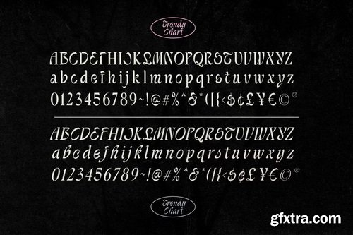 CreativeMarket - Trendy Chart Unique Serif