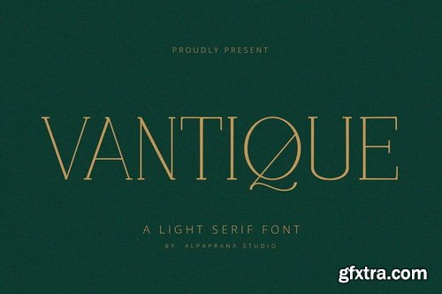 CreativeMarket - Vantique Serif Font