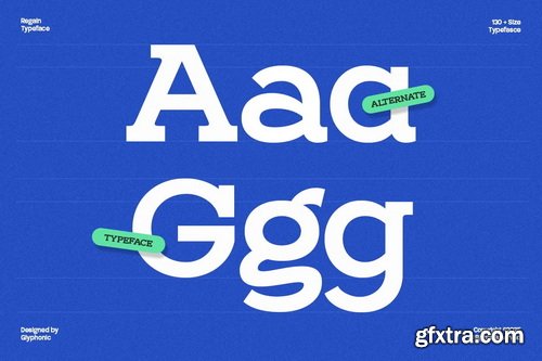 CreativeMarket - GC Regain Display Bold Slab Serif