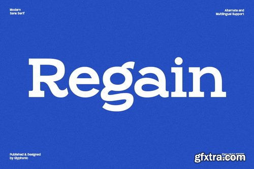 CreativeMarket - GC Regain Display Bold Slab Serif