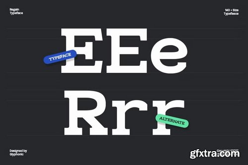 CreativeMarket - GC Regain Display Bold Slab Serif