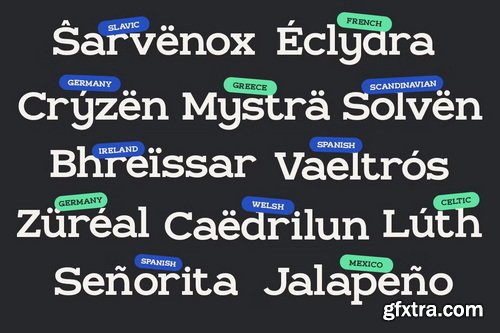 CreativeMarket - GC Regain Display Bold Slab Serif