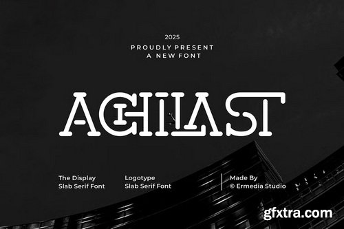 CreativeMarket - Achilast Modern Slab Serif Font
