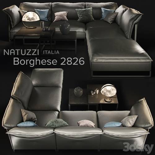 '3dsky Pro - Sofa natuzzi cambre 2638' '3dsky Pro - Sofa natuzzi cambre 2638'