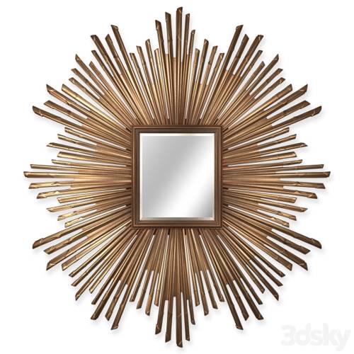 '3dsky Pro - Restoration Hardware 17th C. Sunburst Mirror' '3dsky Pro - Restoration Hardware 17th C. Sunburst Mirror'