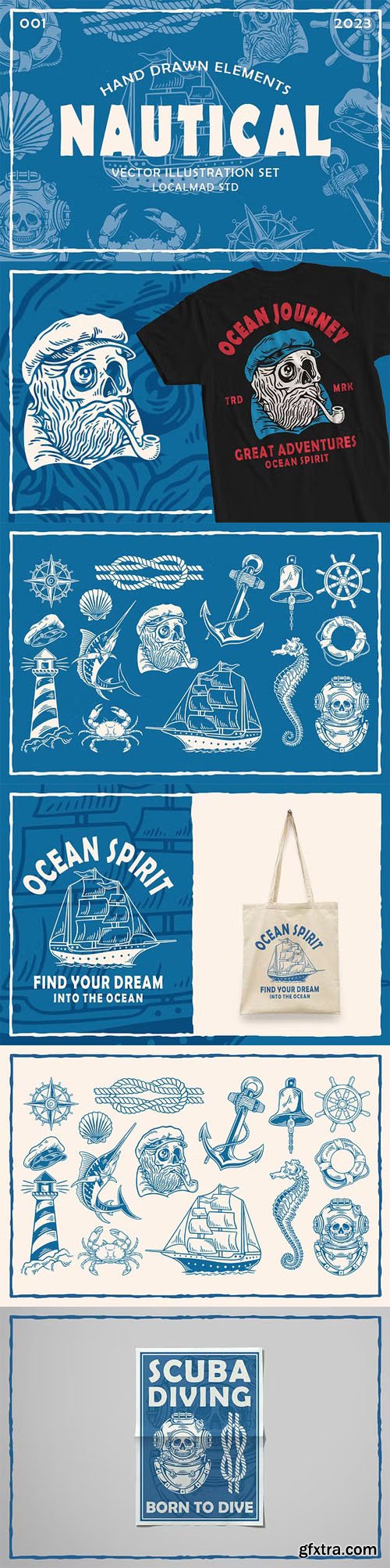 Nautical - Vector Illustrations Set