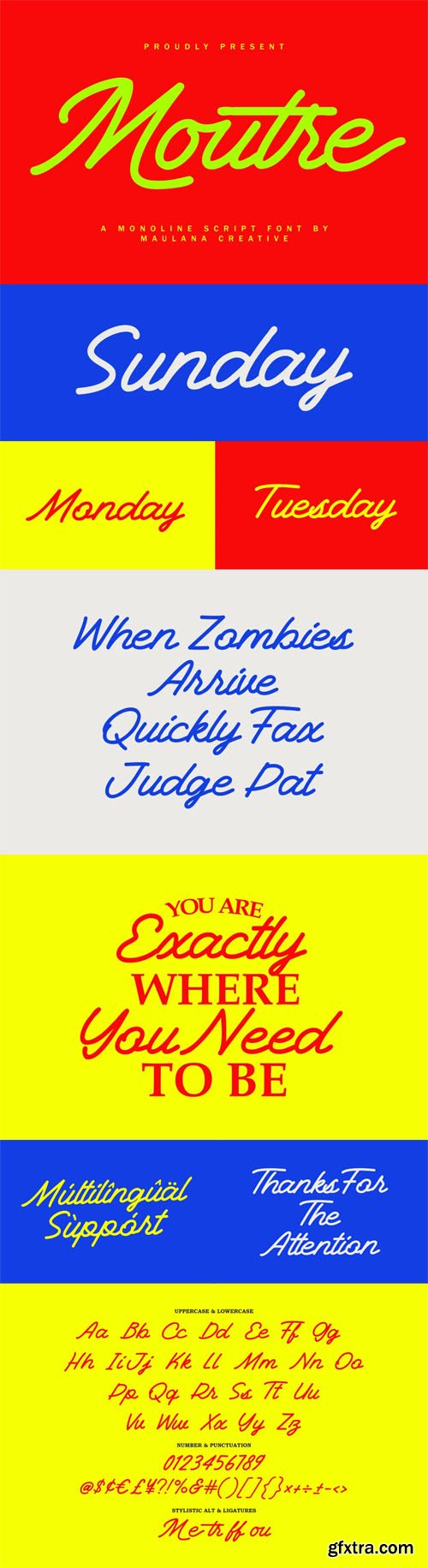 Moutre - Monoline Signature Script Font