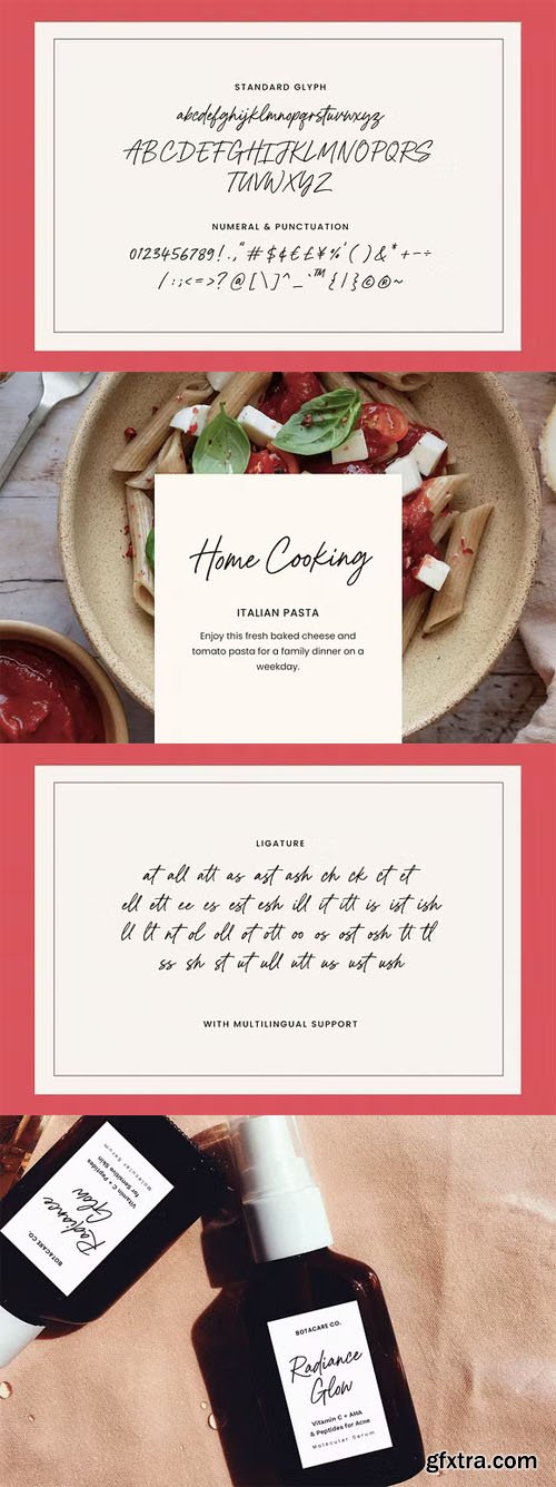 Tomato Pasta - Casual Handwritten Script Font