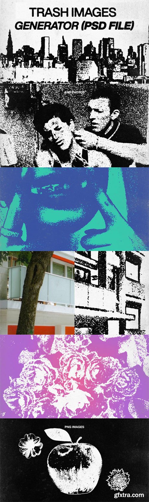 Trash Image Generator for Photoshop