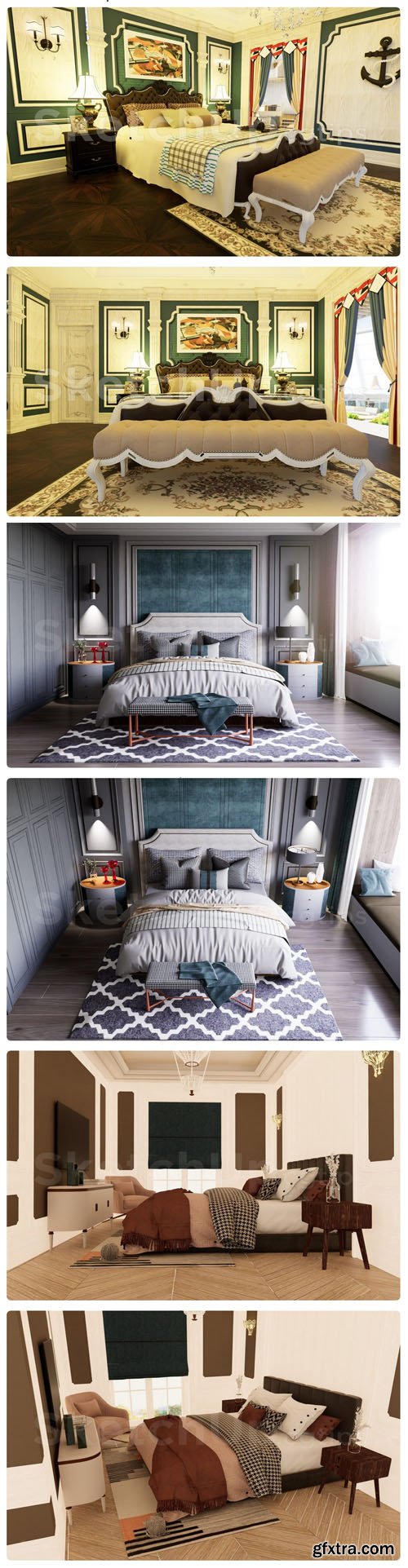 Bedroom Interior Models SKP for SketchUp