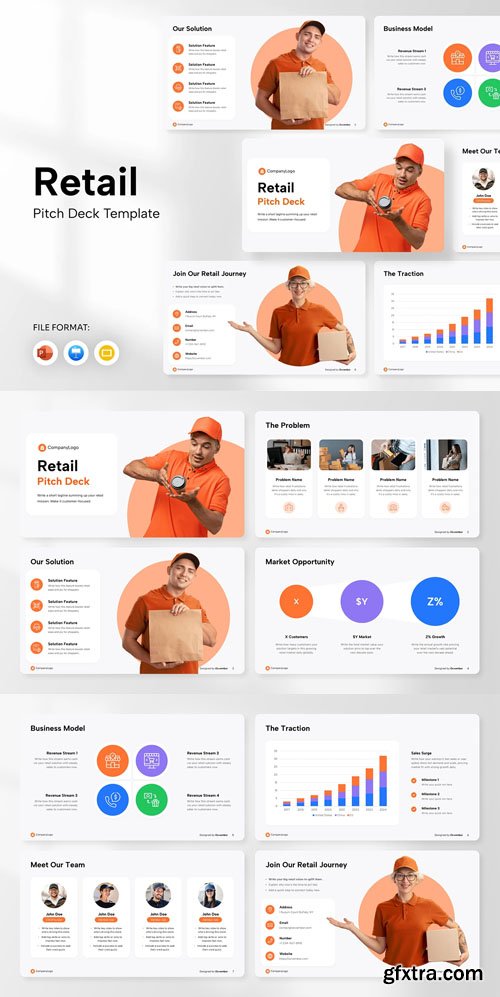 Retail Pitch Deck [PowerPoint/Google Slides/Keynote] Presentation Template
